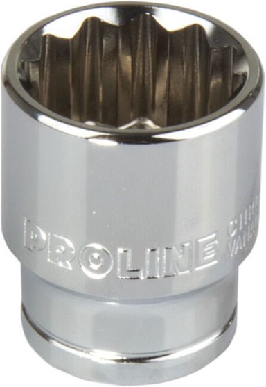 PROLINE Dvanaesterokutna nasadna glava, 1/2", 10 mm